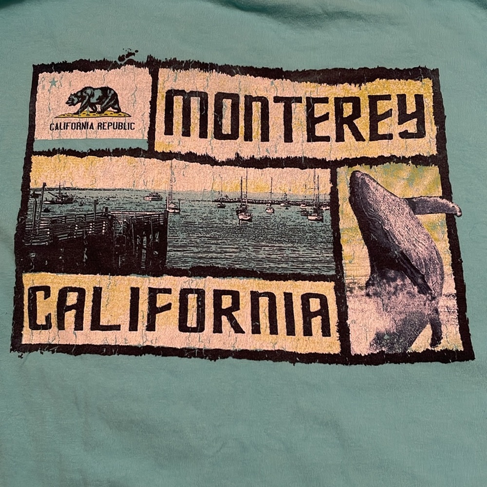 Monterey California crew neck long sleeve t-shirt 🌊